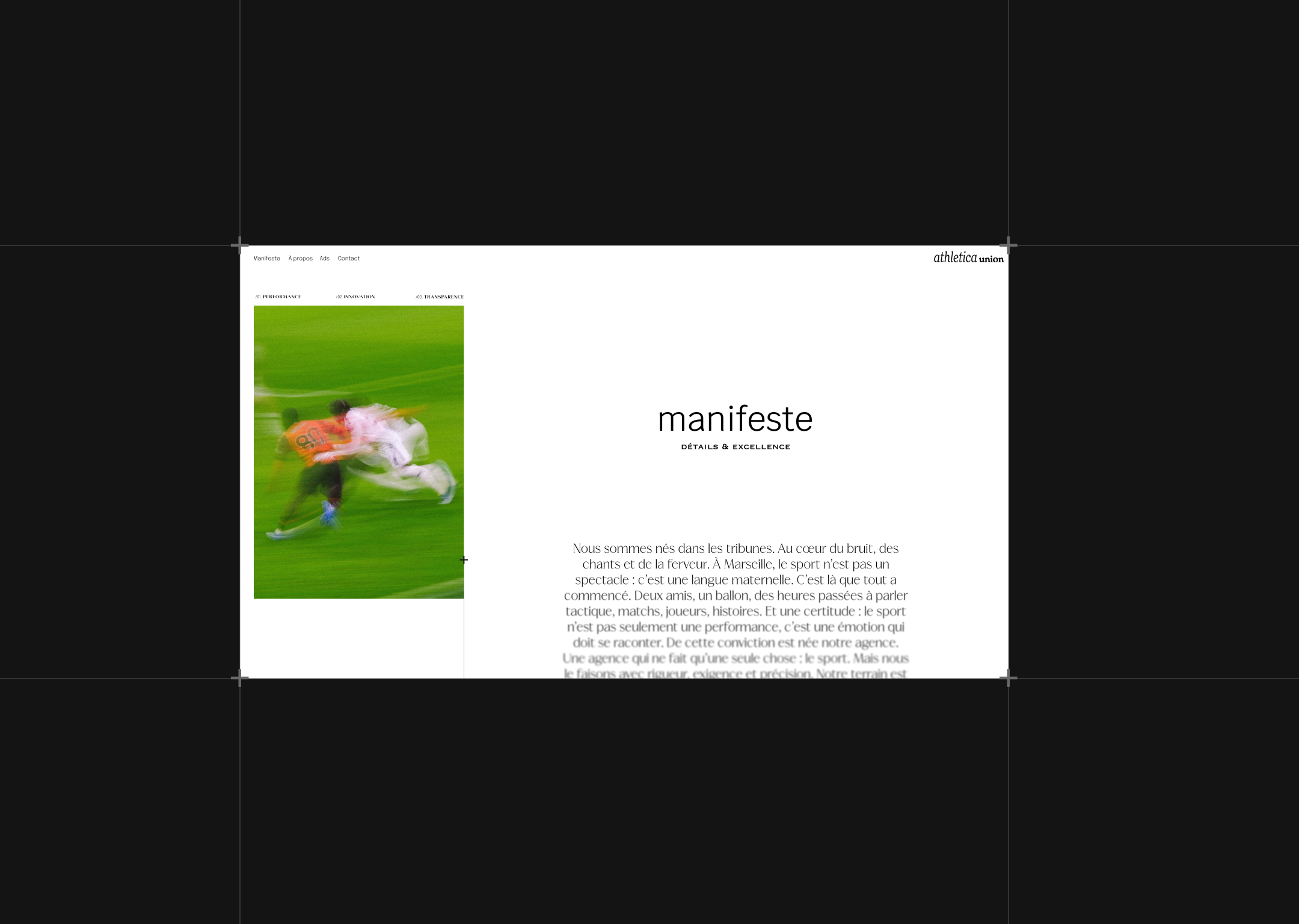 Chelsea club direction artistique webdesign website